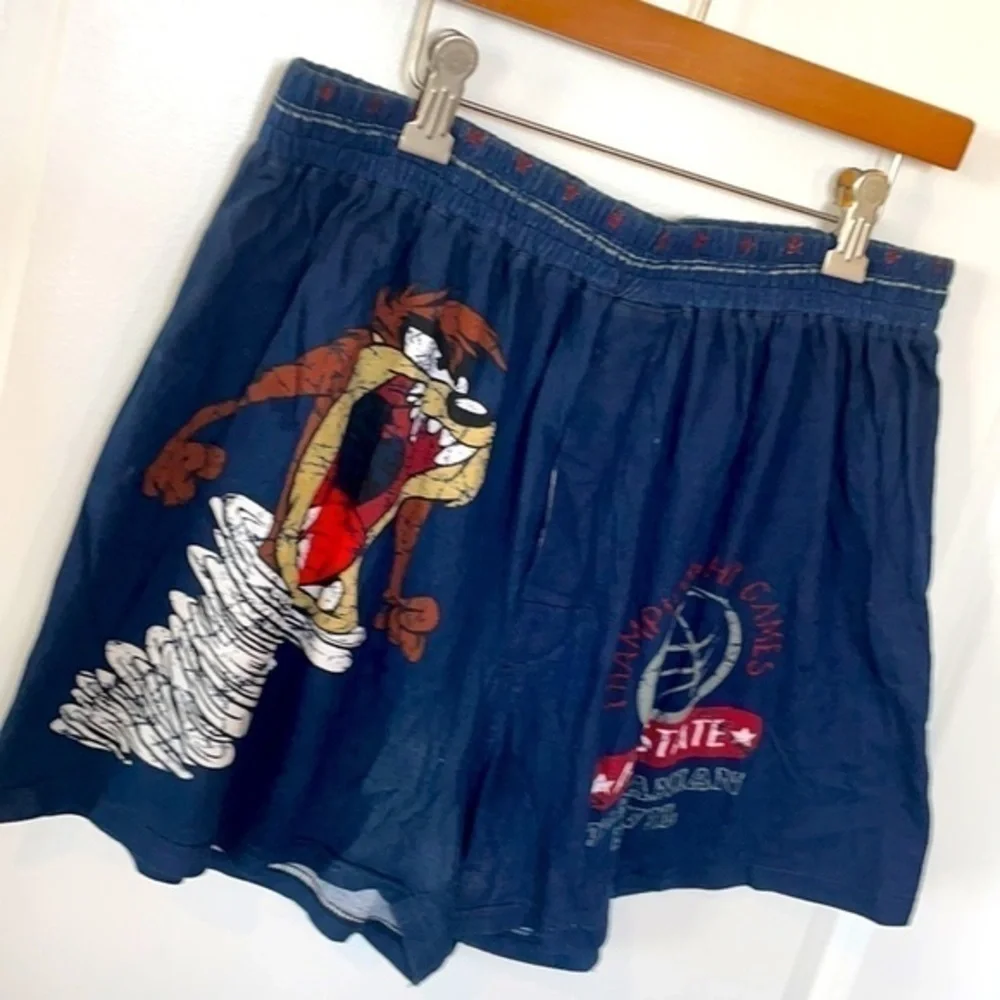 WARNER BROS. | VINTAGE Circa 1999 Tasmanian Devil Men’s Boxer Shorts Size Medium